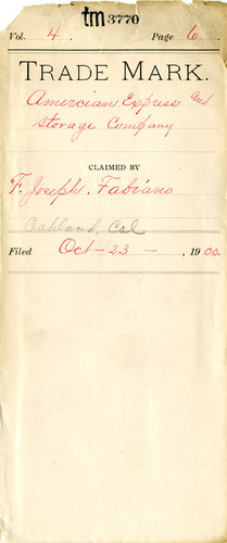 Old Series Trademark No. 3770