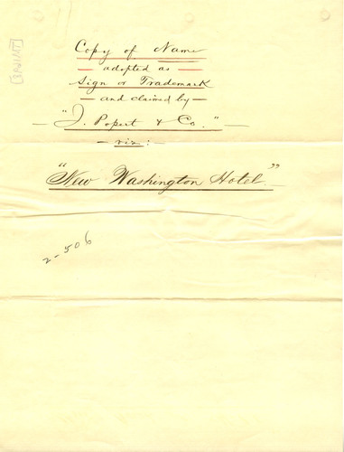 Old Series Trademark No. 1698