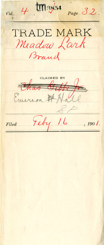 Old Series Trademark No. 3854