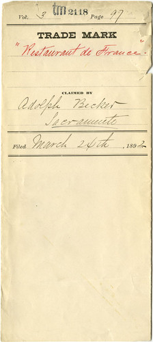 Old Series Trademark No. 2118