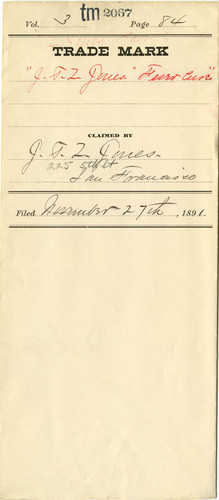 Old Series Trademark No. 2067