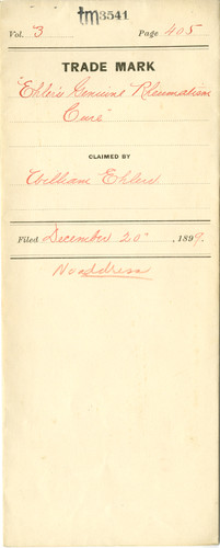 Old Series Trademark No. 3541