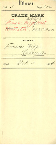 Old Series Trademark No. 2484