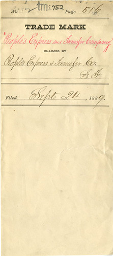 Old Series Trademark No. 1752