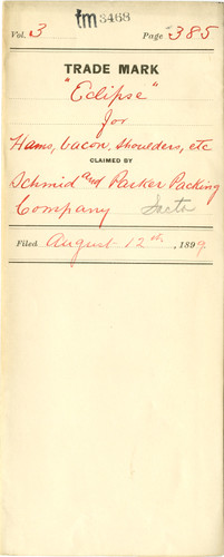 Old Series Trademark No. 3468