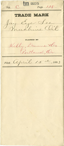 Old Series Trademark No. 2275