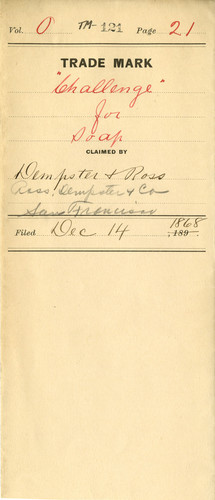 Old Series Trademark No. 0121