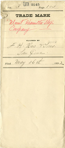 Old Series Trademark No. 2145