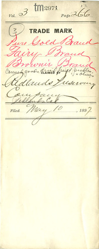 Old Series Trademark No. 2971