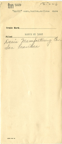 Old Series Trademark No. 0969