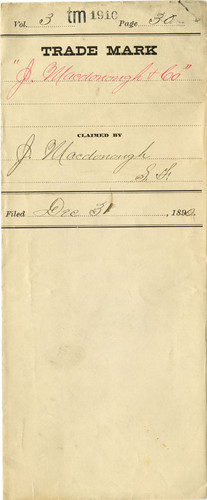 Old Series Trademark No. 1910