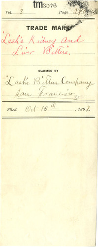 Old Series Trademark No. 3076