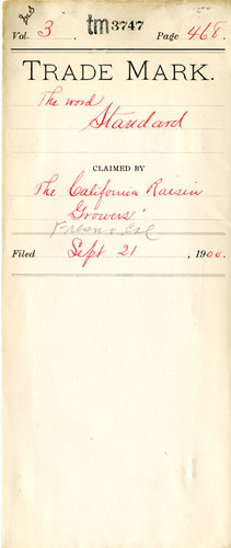 Old Series Trademark No. 3747