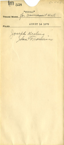 Old Series Trademark No. 0528