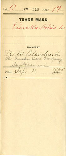 Old Series Trademark No. 0110