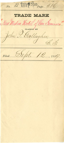 Old Series Trademark No. 1750