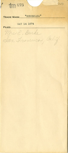 Old Series Trademark No. 0273