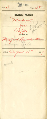 Old Series Trademark No. 3469