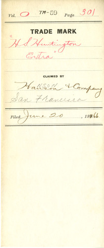 Old Series Trademark No. 0059