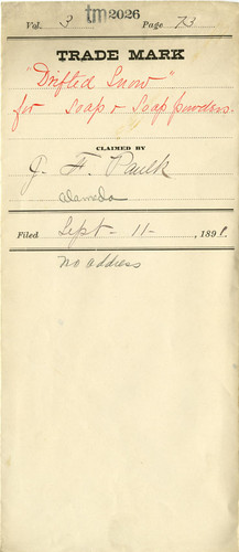 Old Series Trademark No. 2026