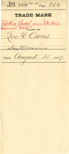 Old Series Trademark No. 1492