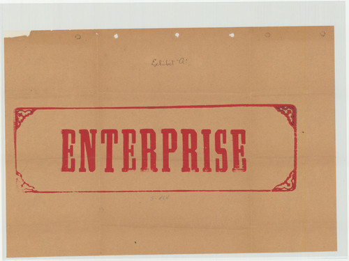 Old Series Trademark No. 3733