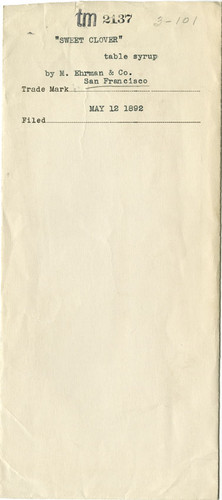 Old Series Trademark No. 2137