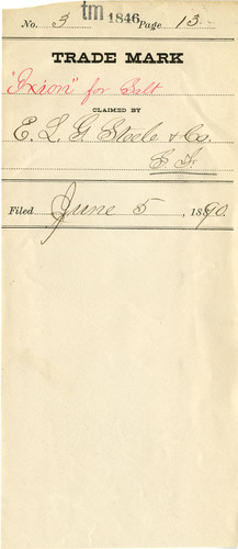 Old Series Trademark No. 1846