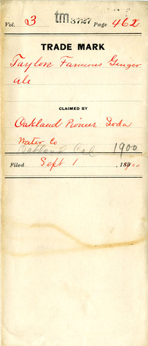 Old Series Trademark No. 3727