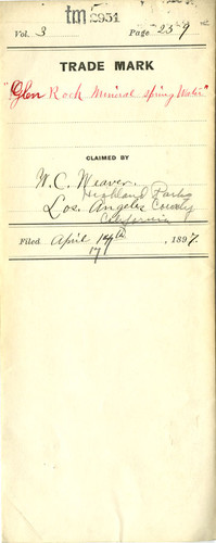 Old Series Trademark No. 2951