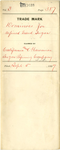 Old Series Trademark No. 3483