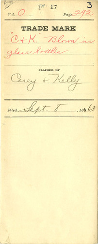 Old Series Trademark No. 0017