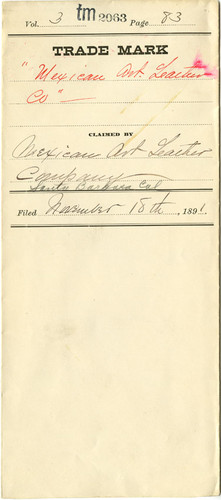 Old Series Trademark No. 2063