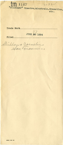 Old Series Trademark No. 1147