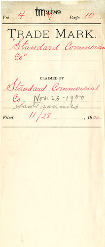 Old Series Trademark No. 3789