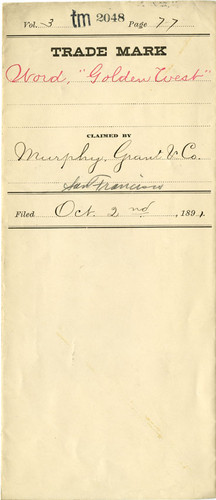 Old Series Trademark No. 2048