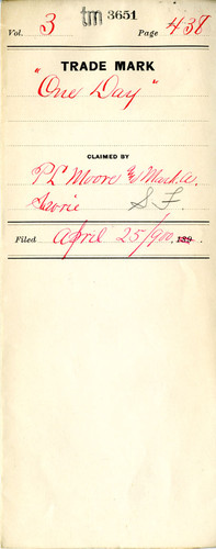 Old Series Trademark No. 3651