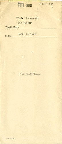 Old Series Trademark No. 0899