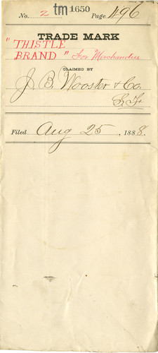 Old Series Trademark No. 1650