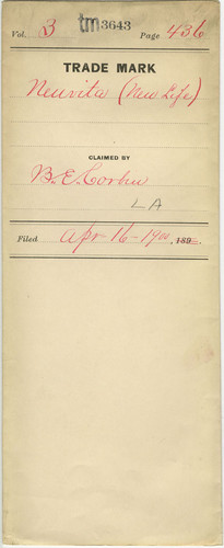 Old Series Trademark No. 3643