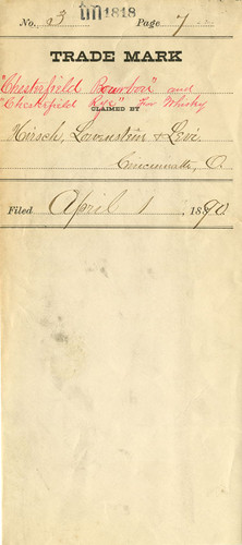 Old Series Trademark No. 1818