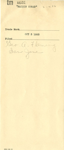 Old Series Trademark No. 1031