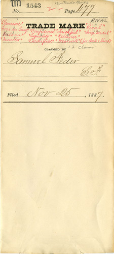 Old Series Trademark No. 1543