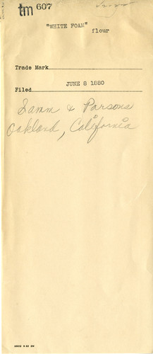 Old Series Trademark No. 0607