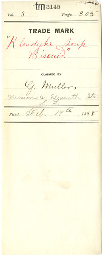 Old Series Trademark No. 3145