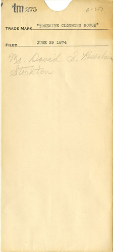 Old Series Trademark No. 0275