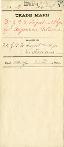 Old Series Trademark No. 1974