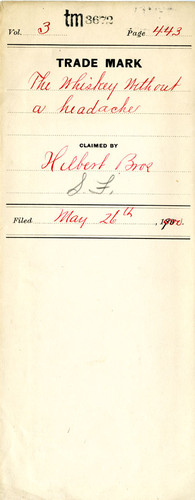 Old Series Trademark No. 3672