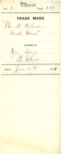 Old Series Trademark No. 3123