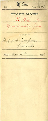 Old Series Trademark No. 2867